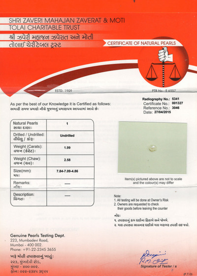 Basra Pearl - 1.99 Carat