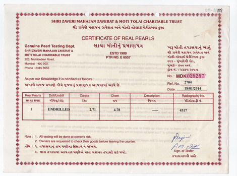 Basra Pearl - 2.71 Carat