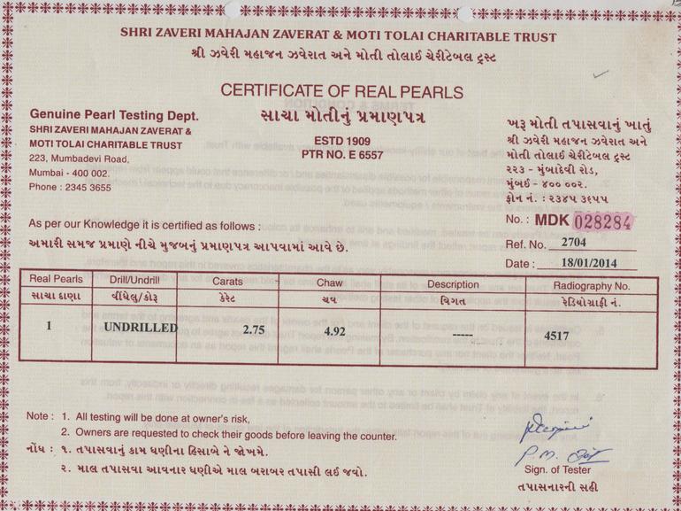 Basra Pearl - 2.75 Carat