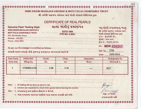 Basra Pearl - 2.98 Carat
