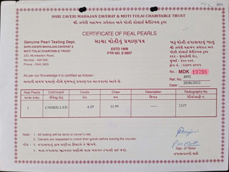 Basra Pearl - 3.18 Carat