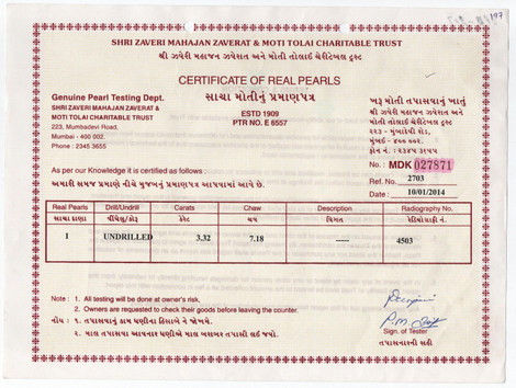 Basra Pearl - 3.32 Carat