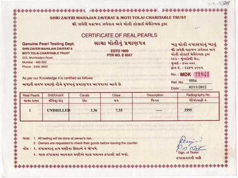 Basra Pearl - 3.36 Carat
