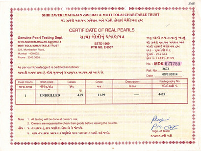 Basra Pearl - 4.29 Carat