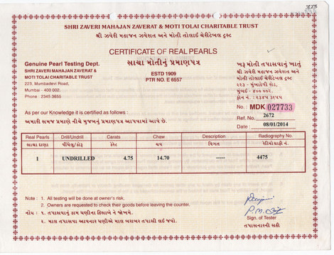Basra Pearl - 4.75 Carat