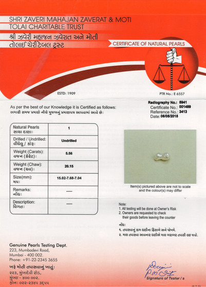 Basra Pearl - 5.56 Carat