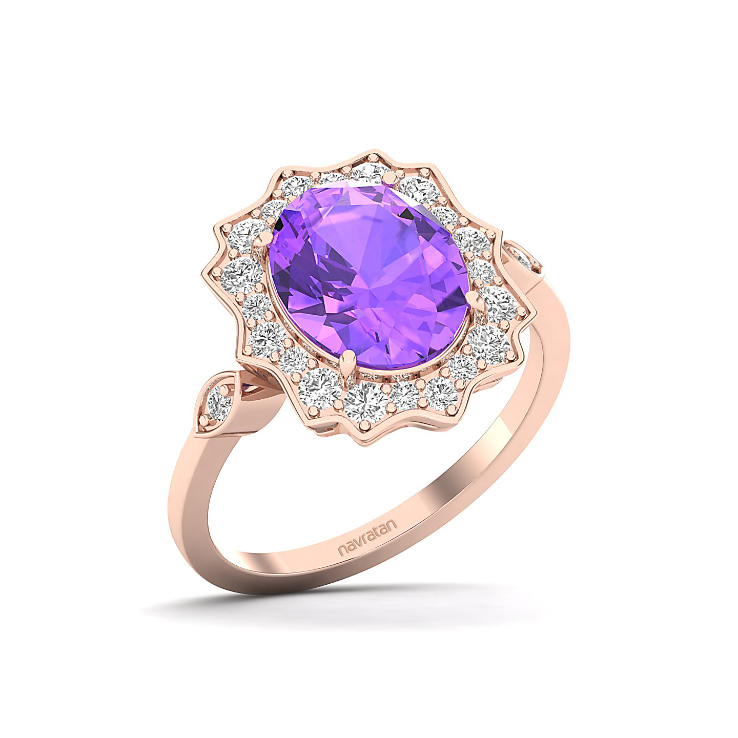 Bewitching Amethyst Gold Ring