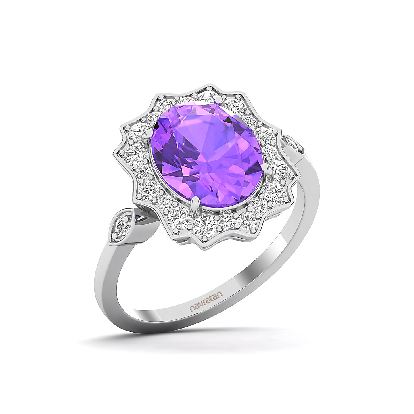 Bewitching Amethyst Gold Ring