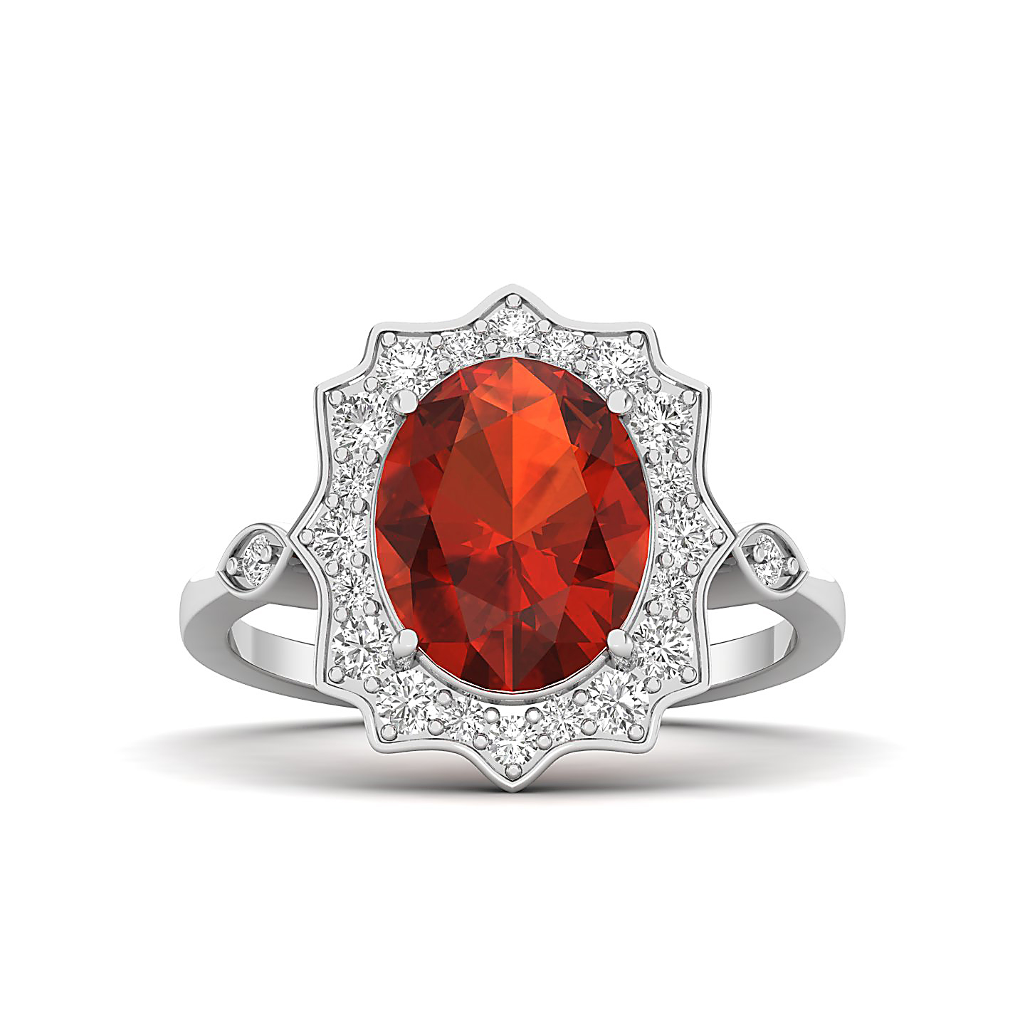 Bewitching Hessonite Gold Ring