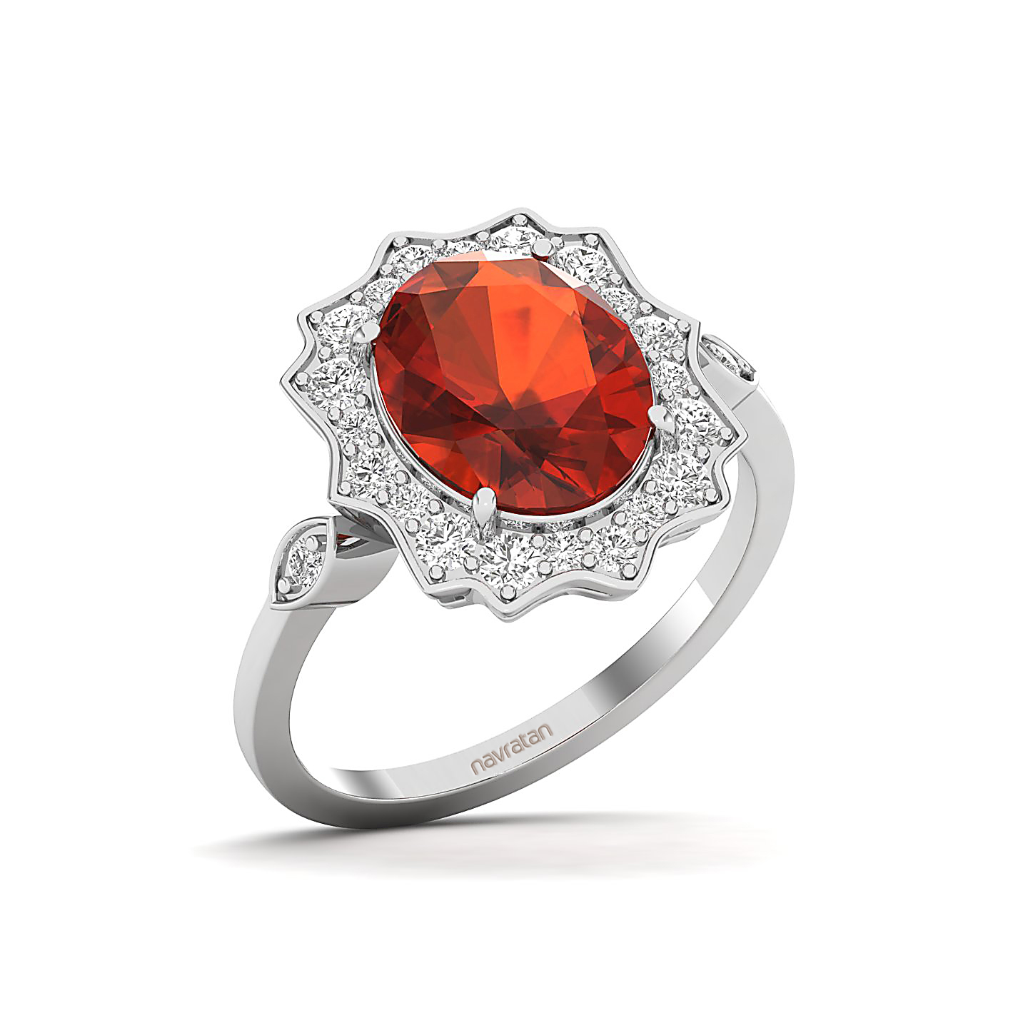 Bewitching Hessonite Gold Ring