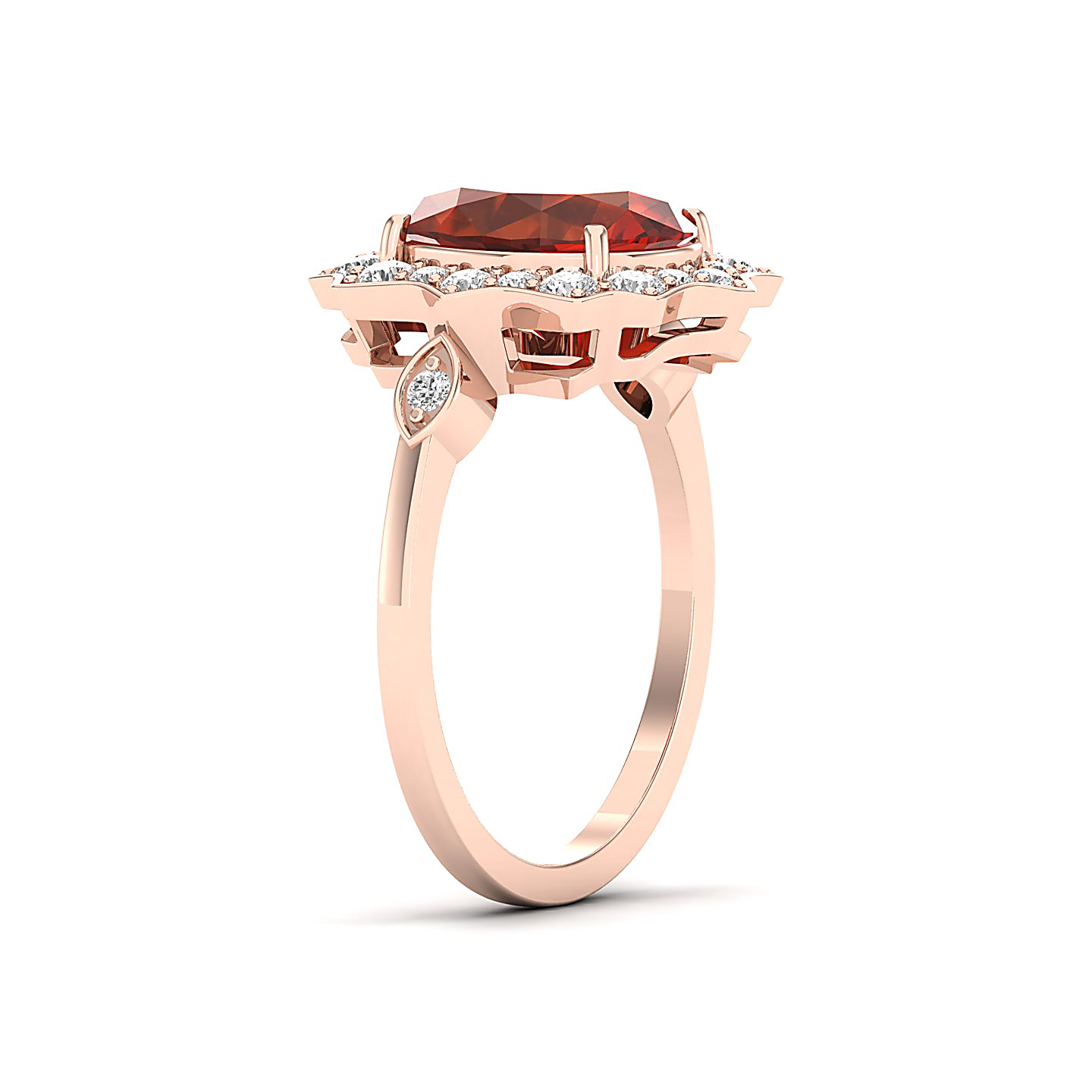 Bewitching Hessonite Gold Ring