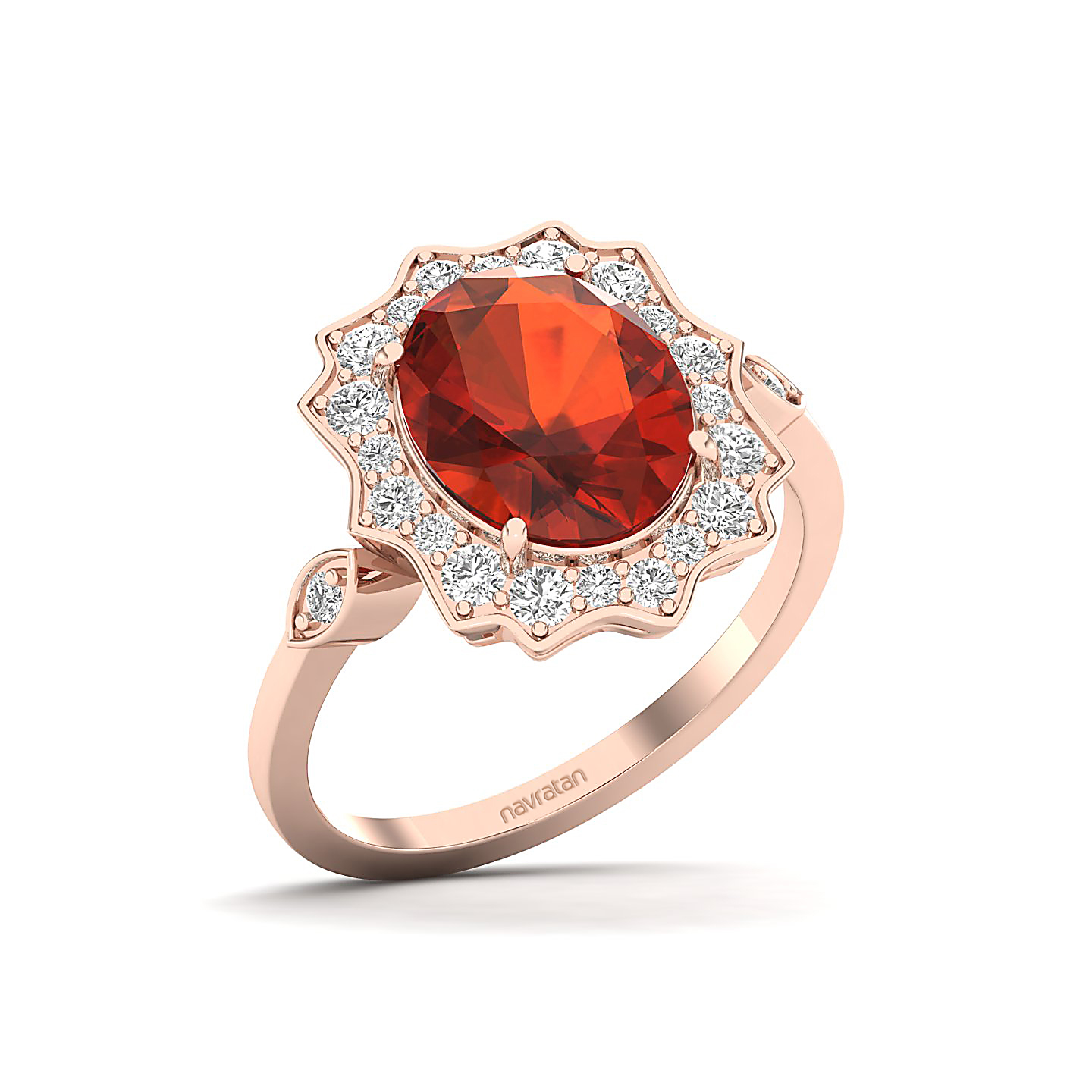 Bewitching Hessonite Gold Ring