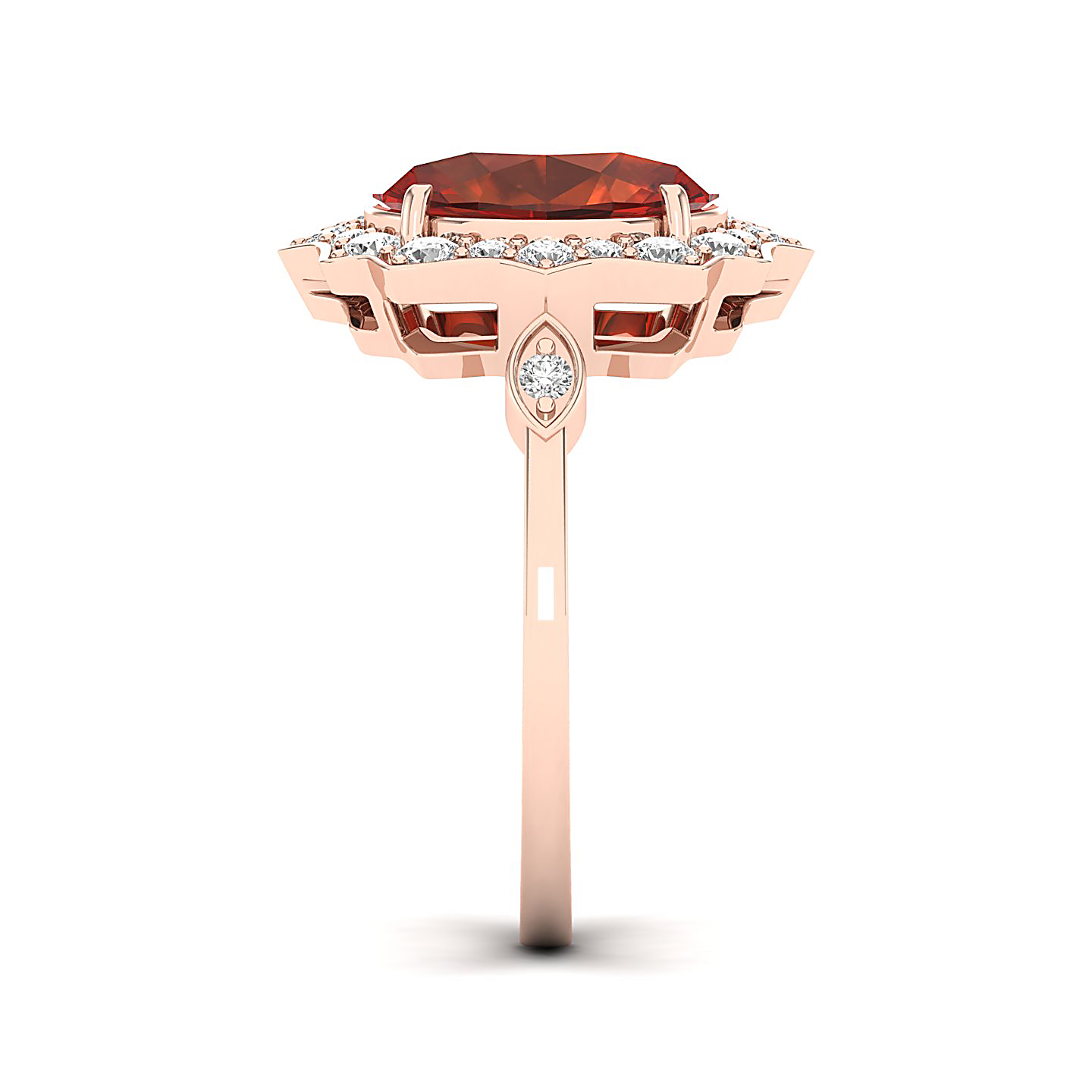 Bewitching Hessonite Gold Ring
