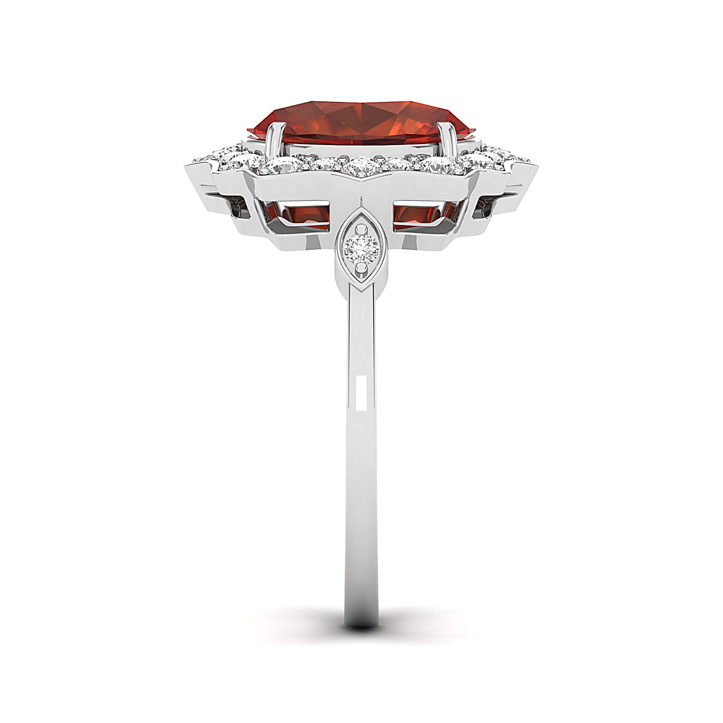 Bewitching Hessonite Gold Ring