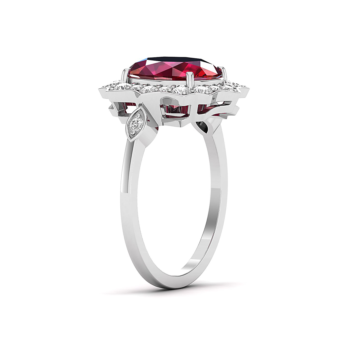 Bewitching Ruby Gold Ring