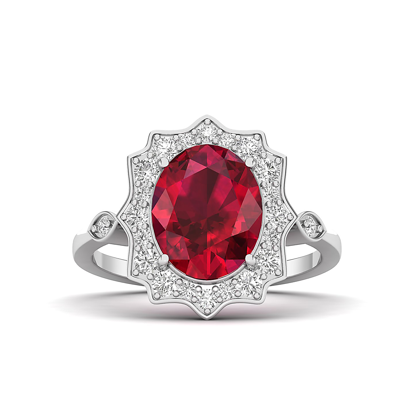 Bewitching Ruby Gold Ring