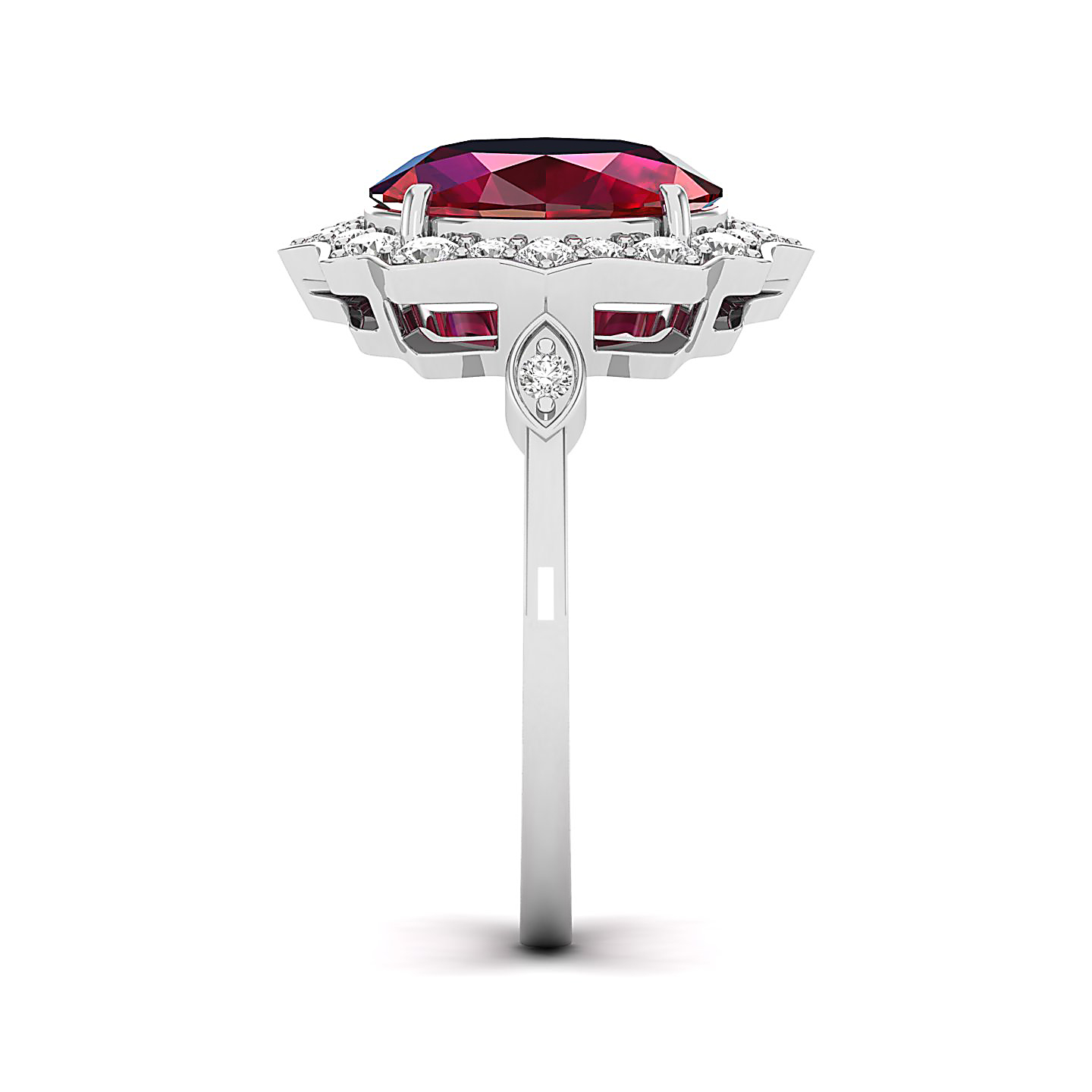 Bewitching Ruby Gold Ring