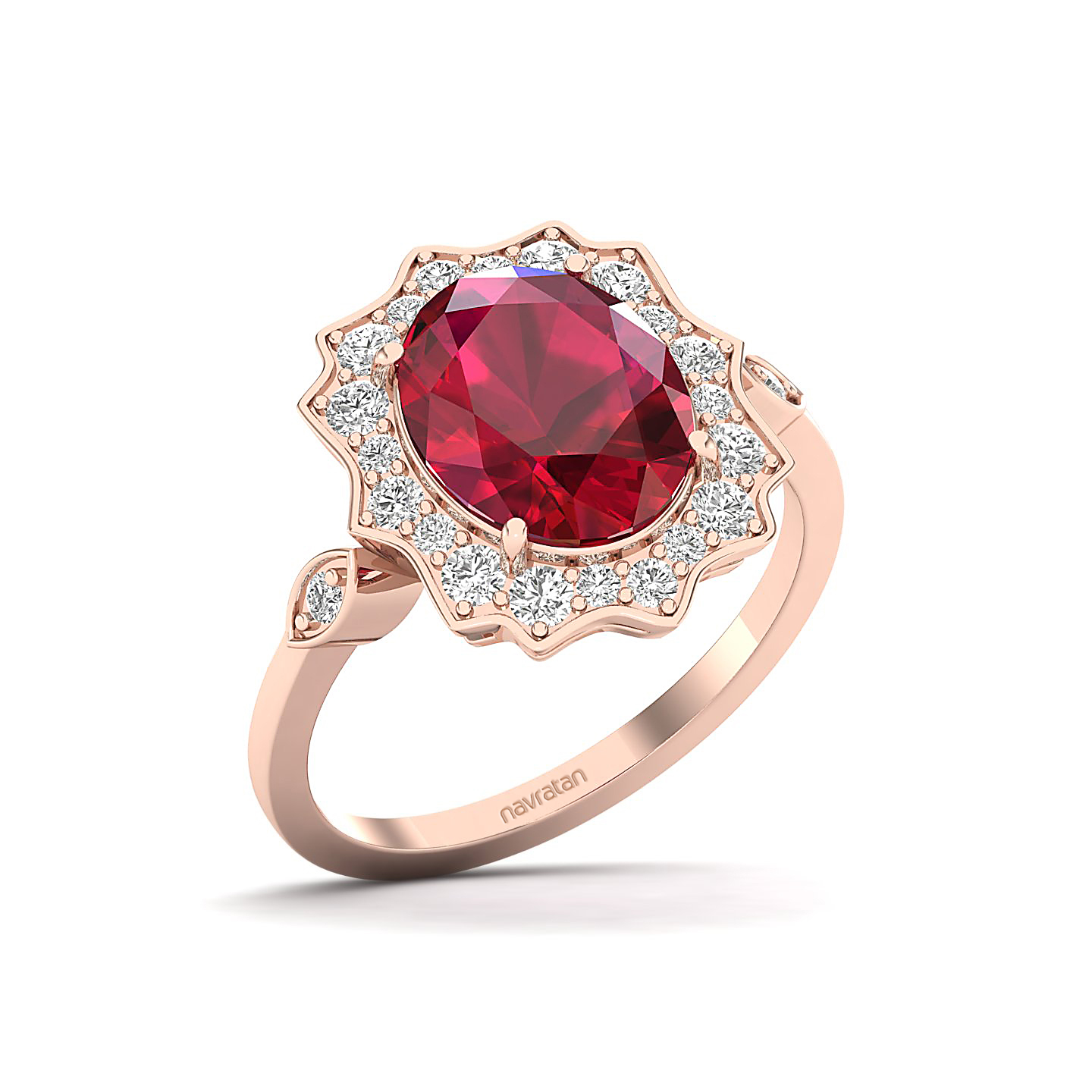 Bewitching Ruby Gold Ring