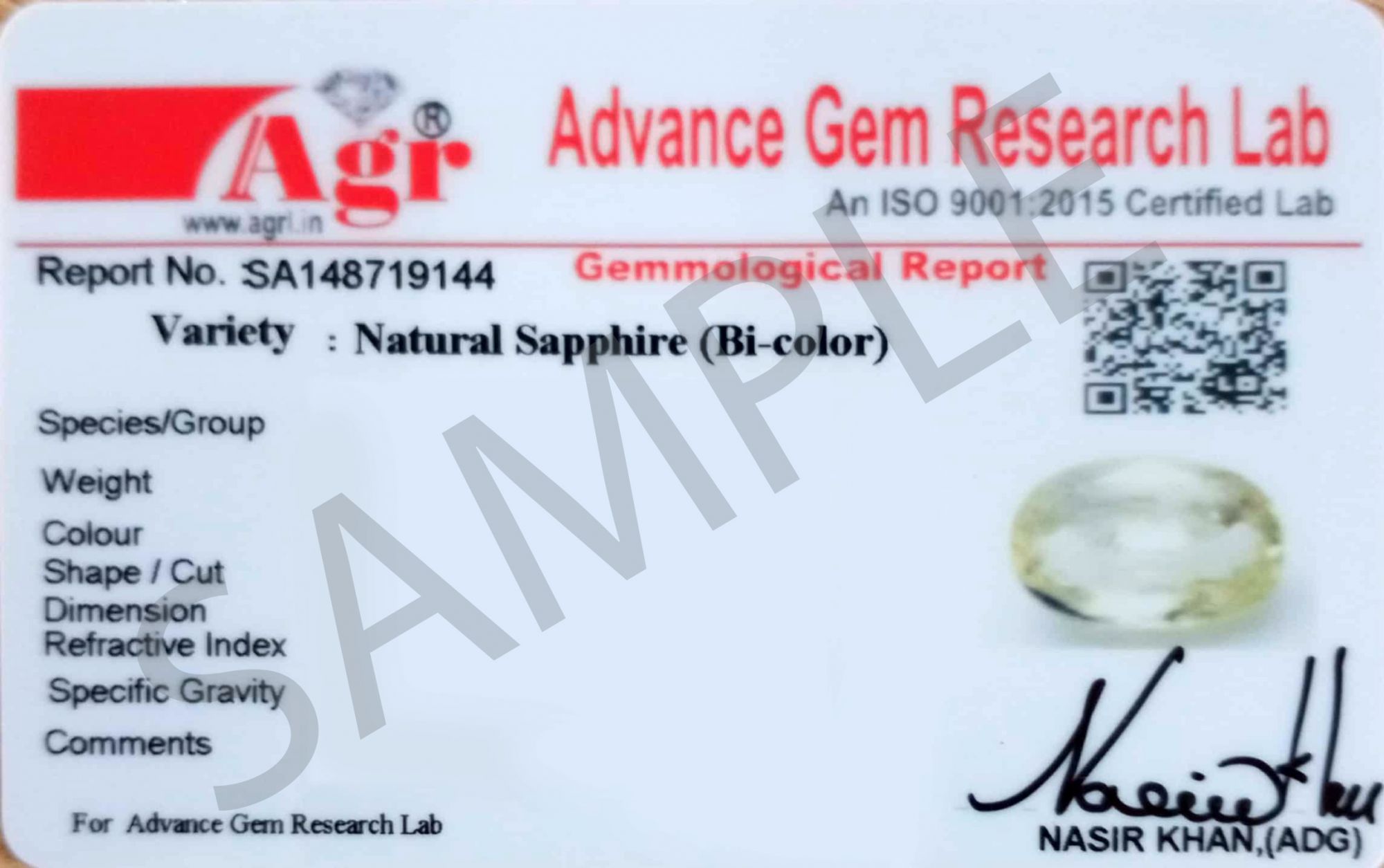 Bi-Colour Sapphire - 2.73 Carat