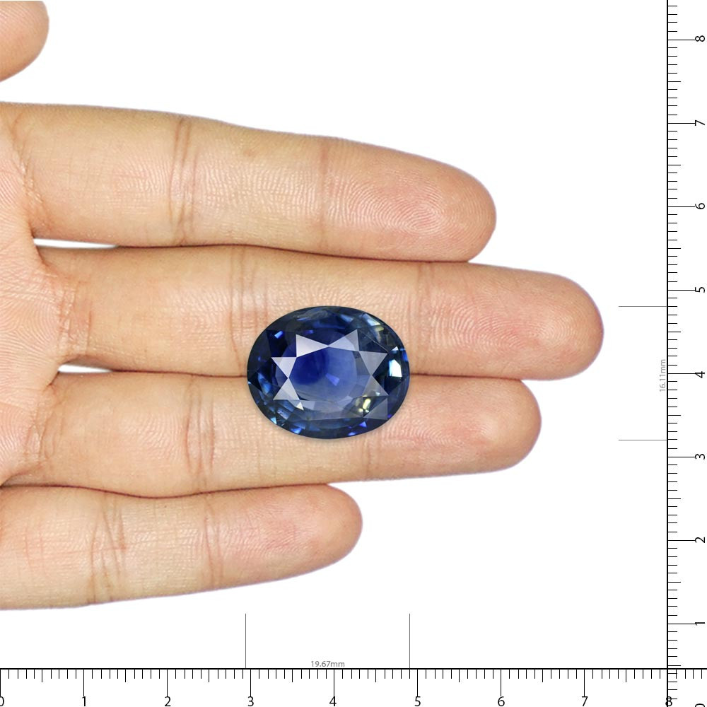 Bi-Colour Sapphire(Pitambari) - 28.09 Carat