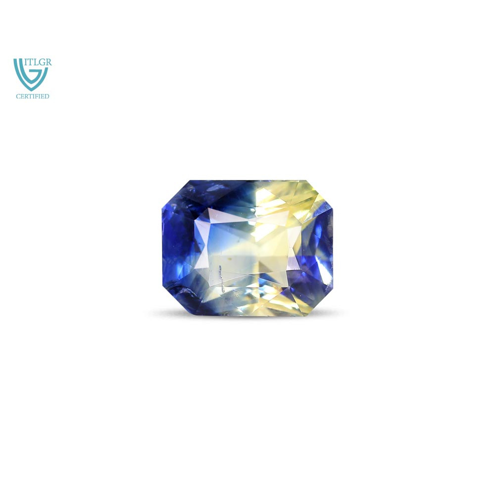 Bi-Colour Sapphire(Pitambari) - 3.04Carat
