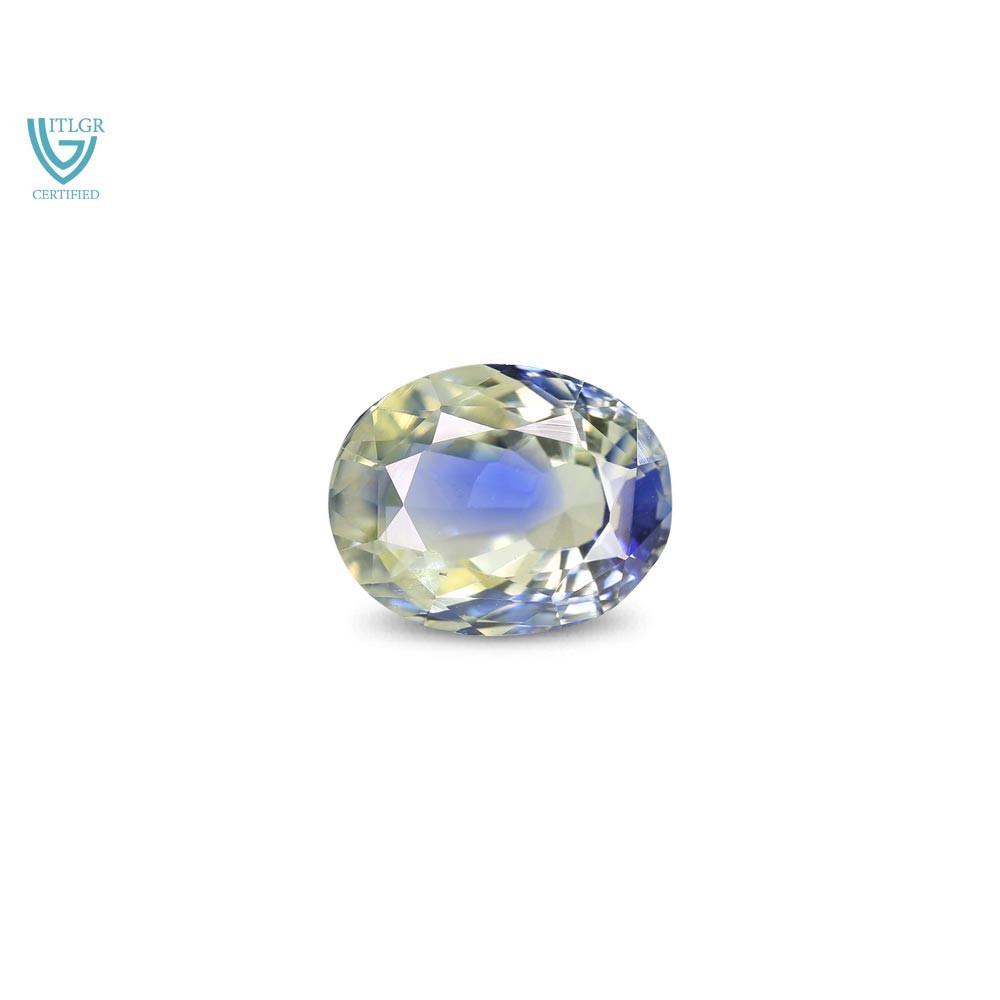 Bi-Colour Sapphire(Pitambari) - 3.31Carat