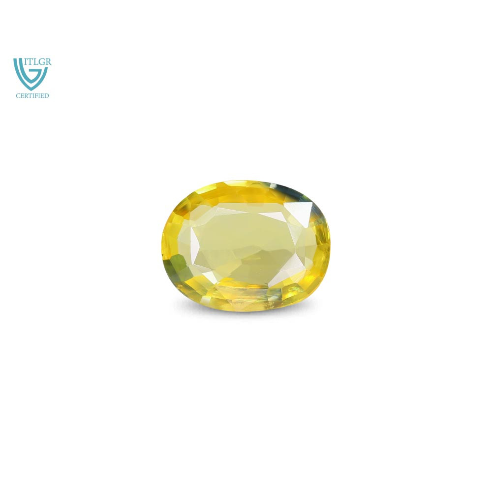 Bi-Colour Sapphire(Pitambari) - 3.33Carat