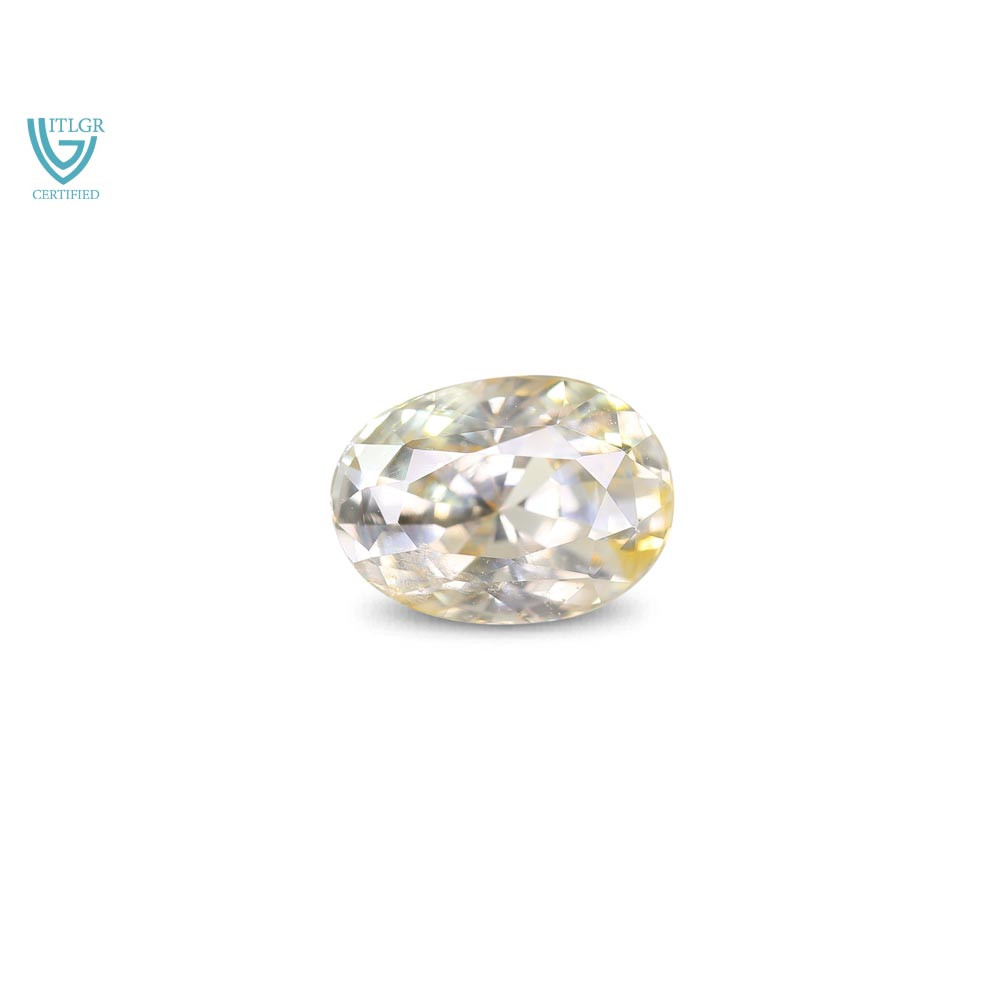 Bi-Colour Sapphire(Pitambari) - 3.4Carat