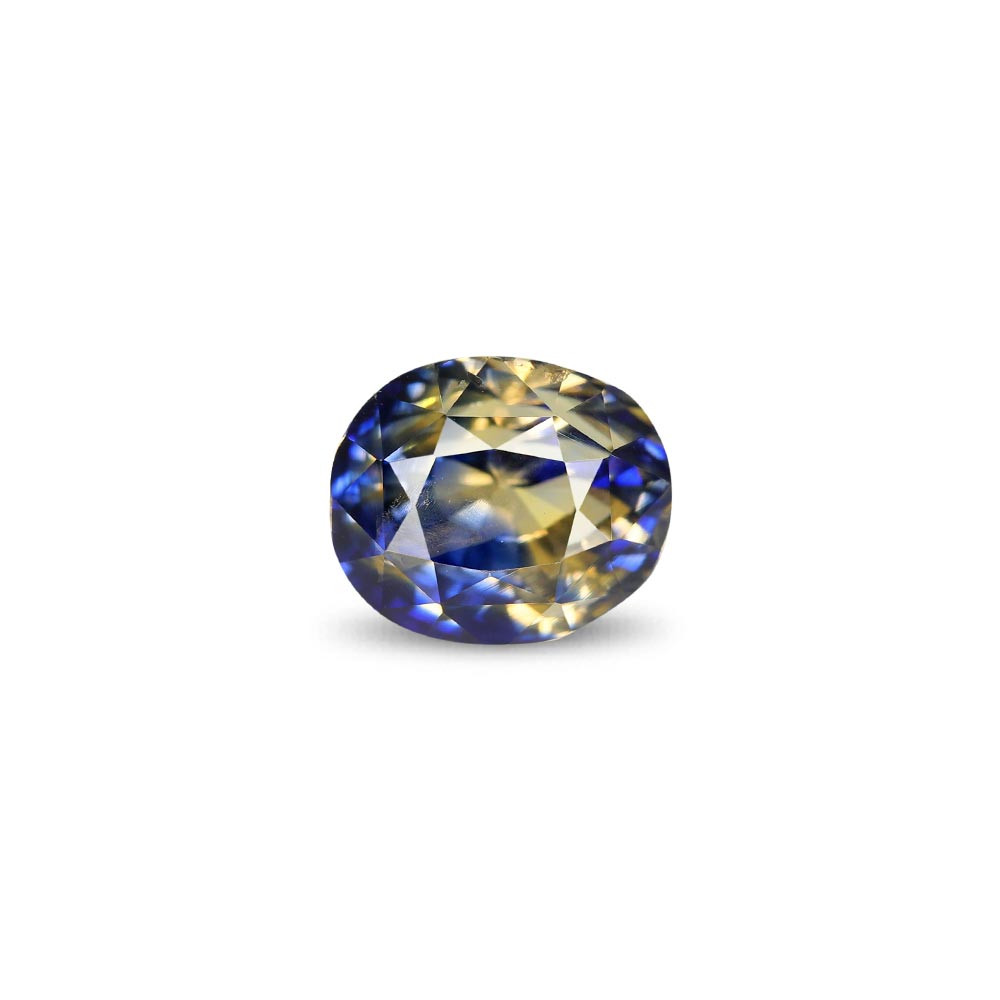 Bi-Colour Sapphire(Pitambari) - 3.54 Carat