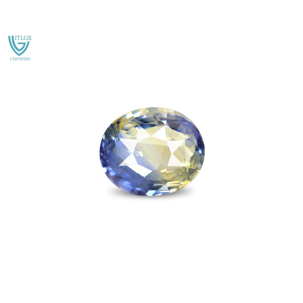 Bi-Colour Sapphire(Pitambari) - 3.54Carat