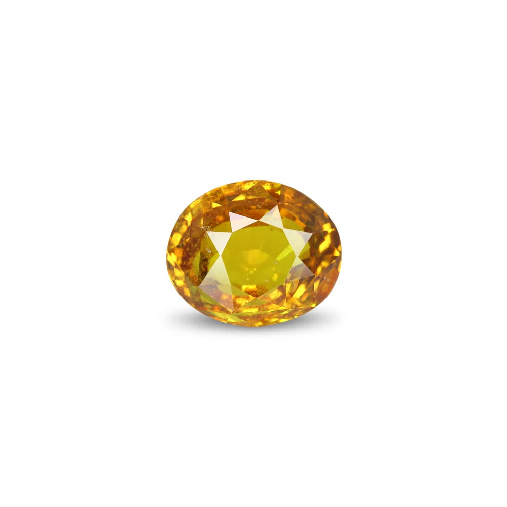 Bi-Colour Sapphire(Pitambari) - 3.67 Carat
