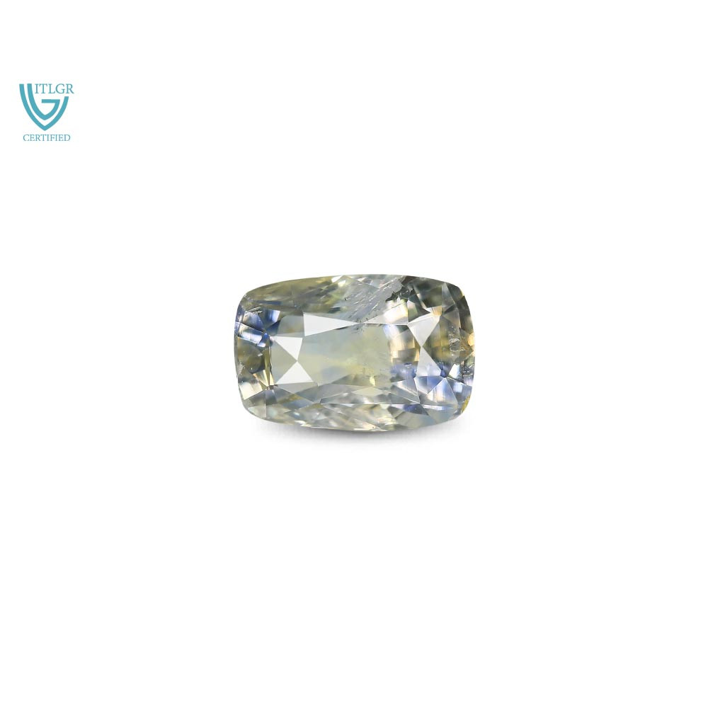 Bi-Colour Sapphire(Pitambari) - 3.7 Carat