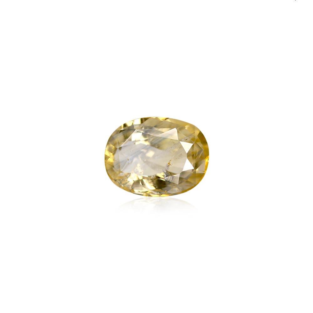 Bi-Colour Sapphire(Pitambari) - 3.89 Carat