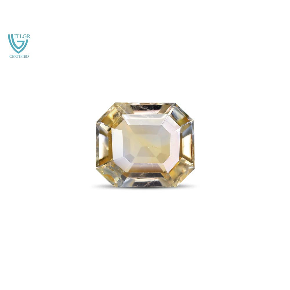 Bi-Colour Sapphire(Pitambari) - 5.01 Carat