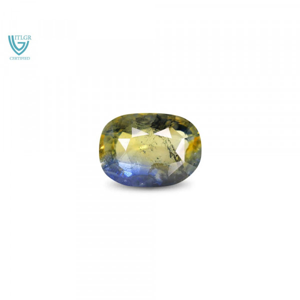 Bi-Colour Sapphire(Pitambari) - 5.71Carat