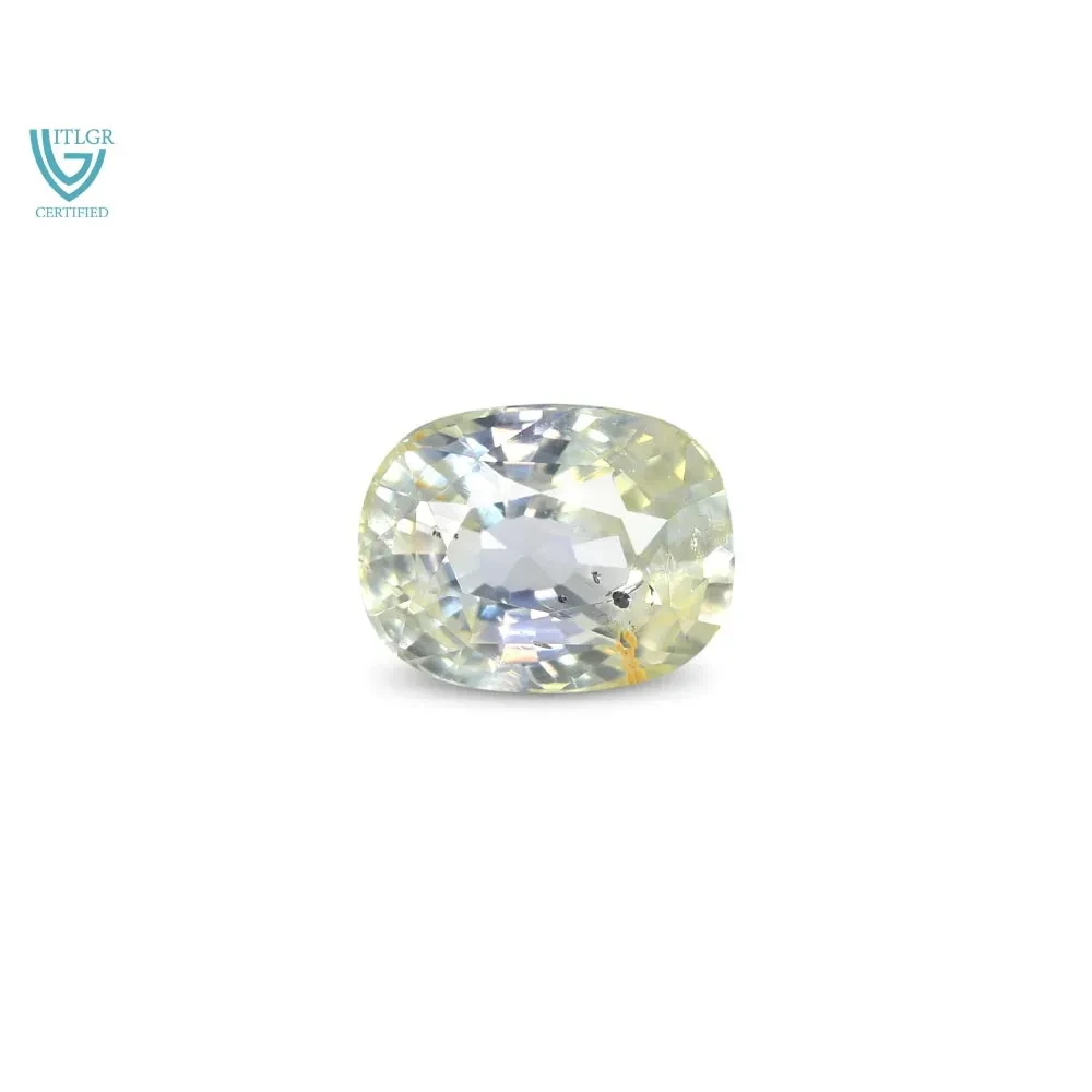 Bi-Colour Sapphire(Pitambari) - 6.38 Carat