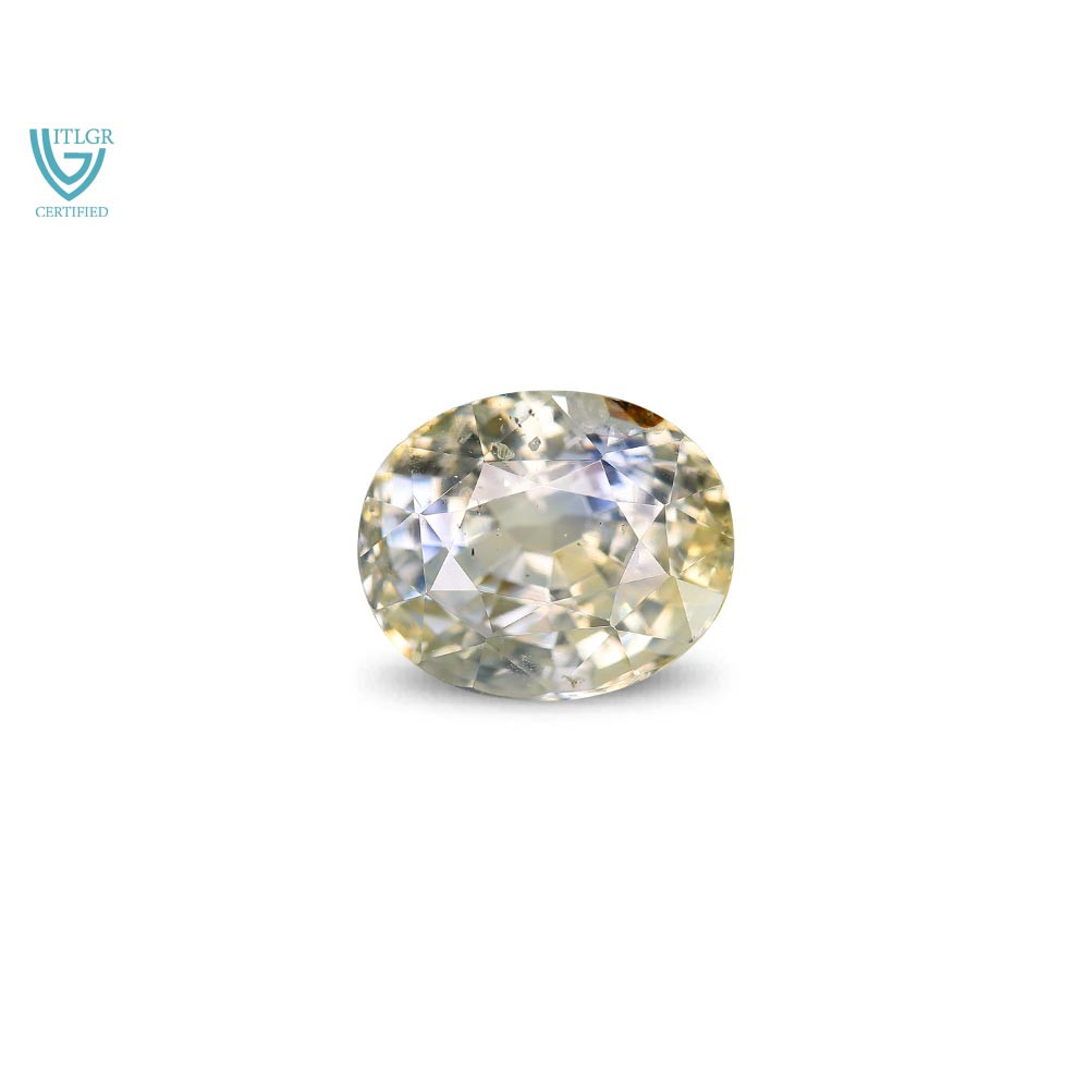 Bi-Colour Sapphire(Pitambari) - 6.84Carat