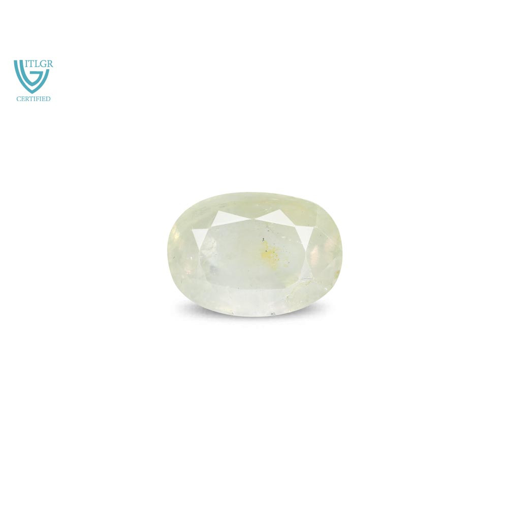 Bi-Colour Sapphire(Pitambari) - 6.86 Carat