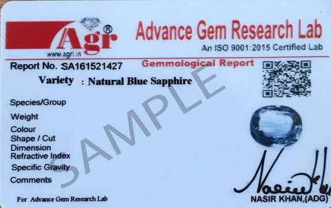 Blue Sapphire - 6.01 Carat