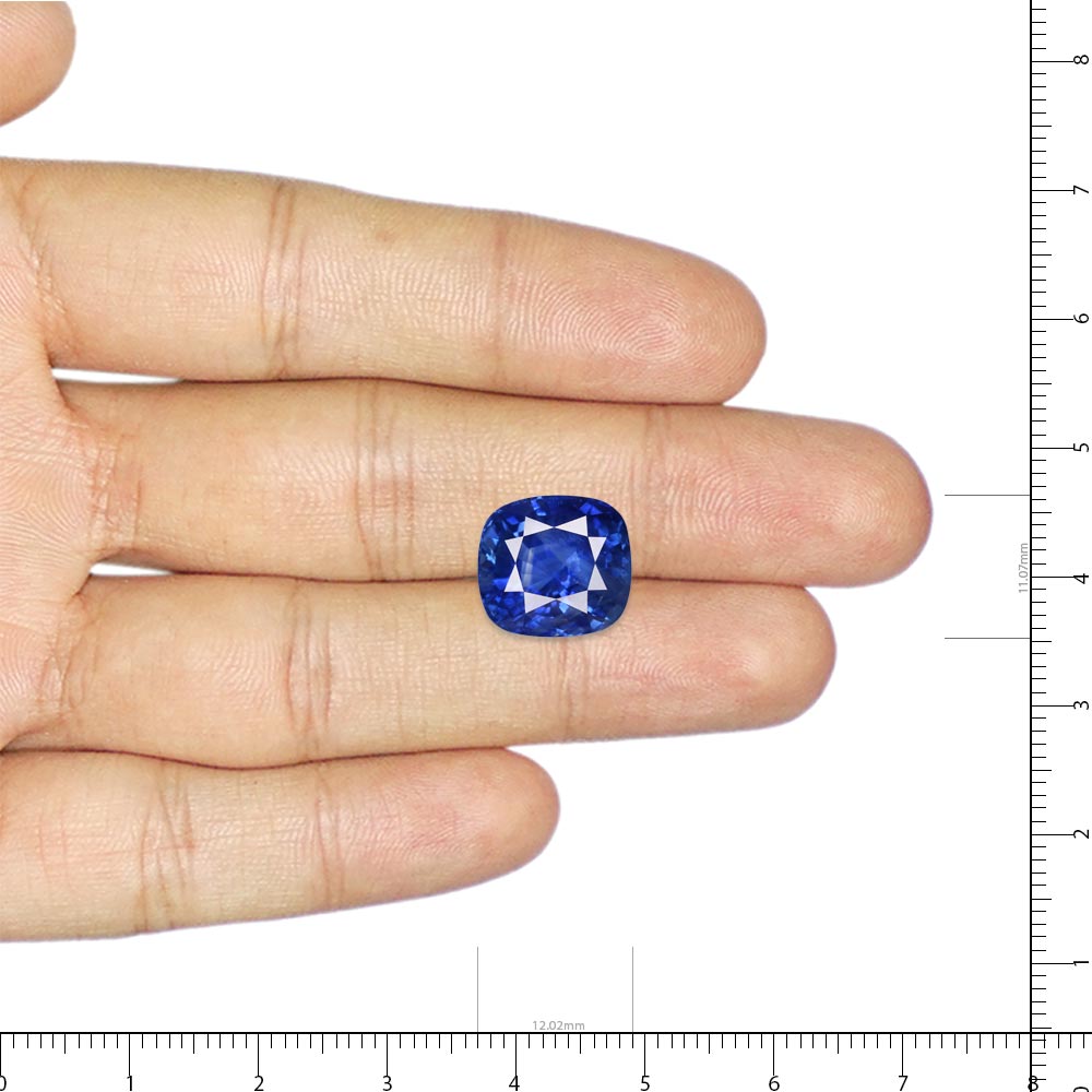 Royal Blue Sapphire - 10.11 Carat