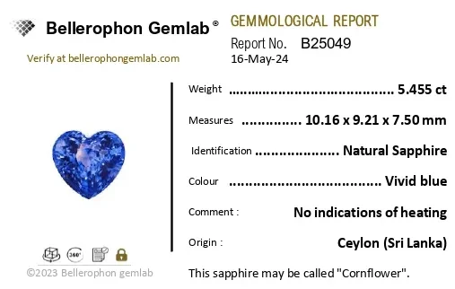 Blue Sapphire (Neelam) - 5.45 Carat