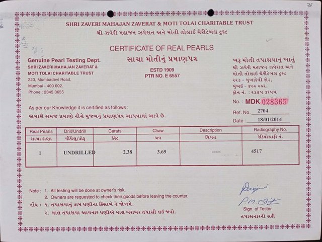 Basra Pearl - 2.38 Carat