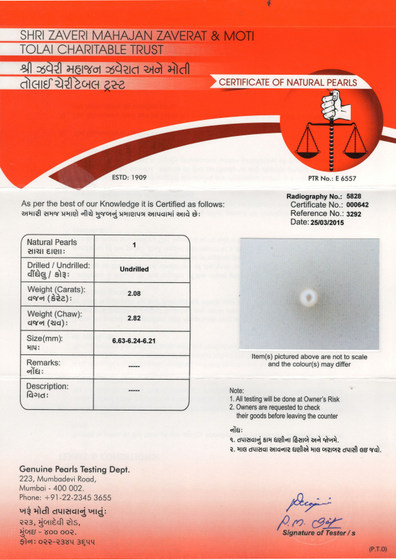 Basra Pearl - 2.08 Carat
