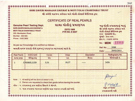 Basra Pearl - 5.31 Carat