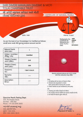 Basra Pearl - 2.43 Carat