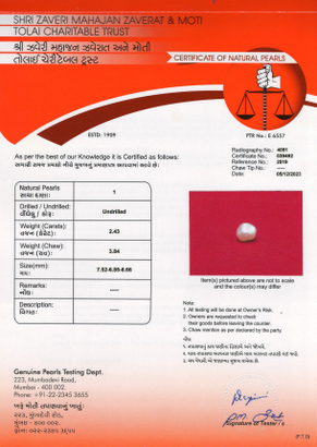 Basra Pearl - 2.43 Carat