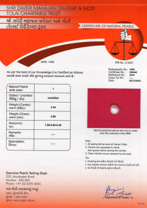 Basra Pearl - 2.44 Carat