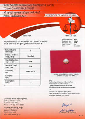 Basra Pearl - 2.46 Carat