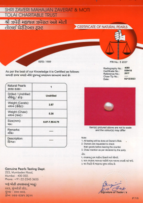 Basra Pearl - 2.87 Carat