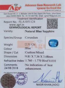 Blue Sapphire - 2.51 Carat